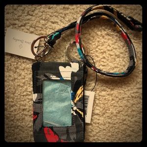 Vera Bradley ID Holder & Breakaway Lanyard